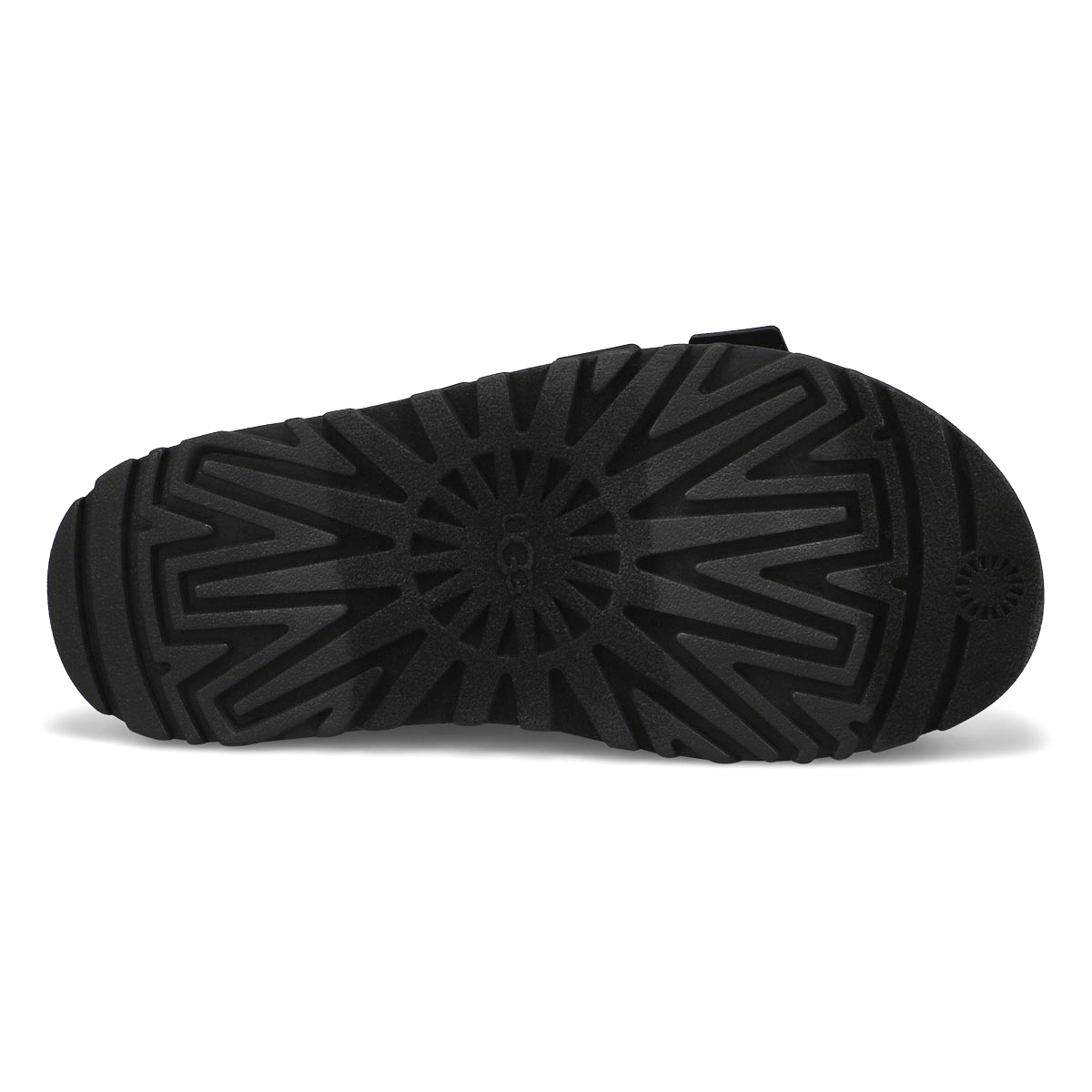 Women's Golden Glow Slide Platform Sandal - Black