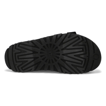 Women's Golden Glow Slide Platform Sandal - Black