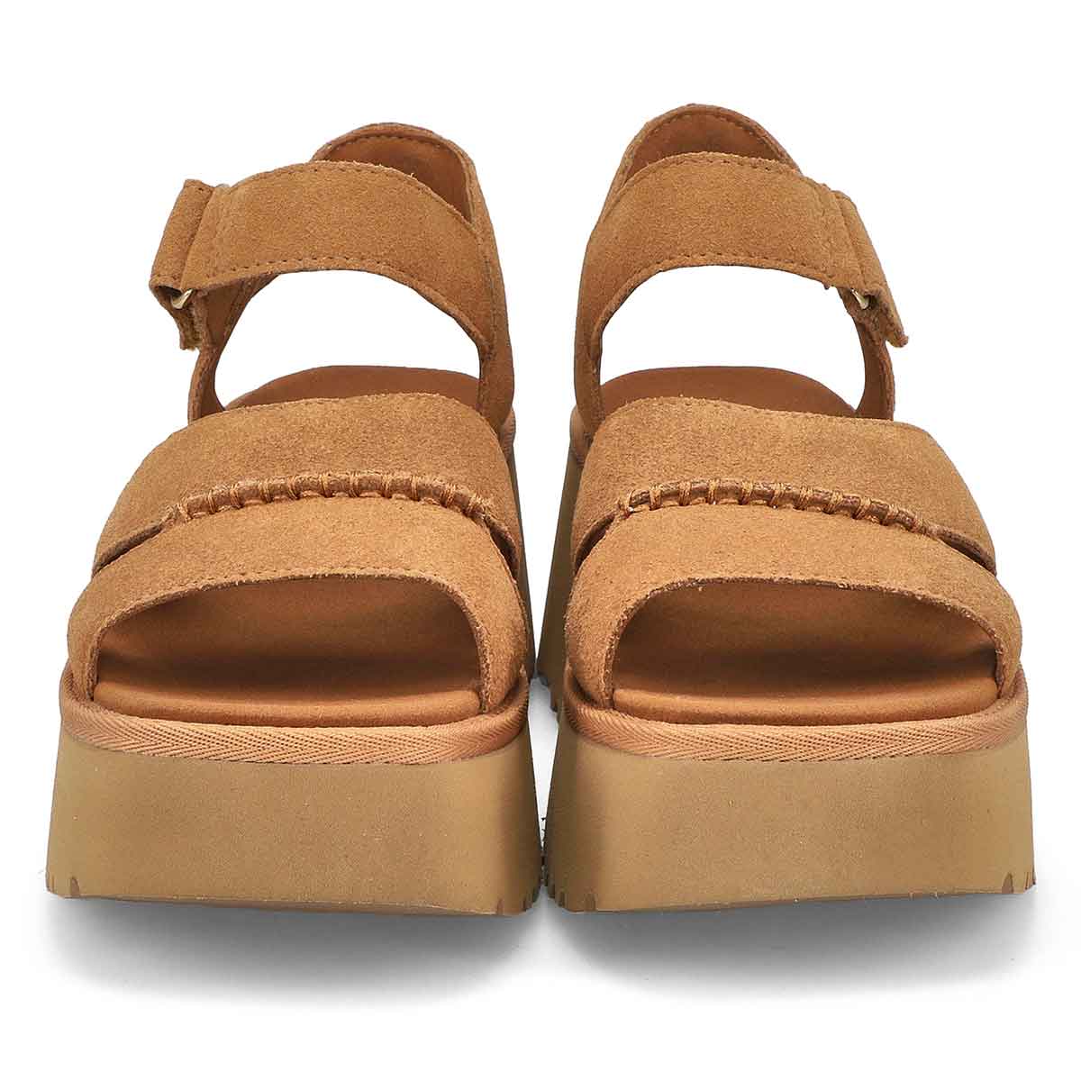 Women's New Heights Ankle Strap Platform Sandal - Chestnut
