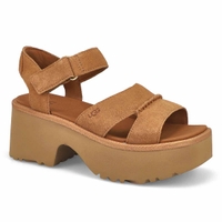 Women's New Heights Ankle Strap Platform Sandal - Chestnut
