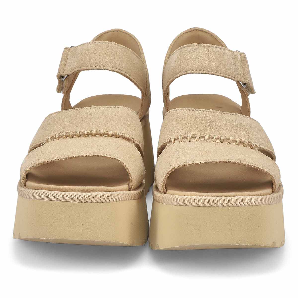 Women's New Heights Ankle Strap Platform Sandal - Mustard  Seed
