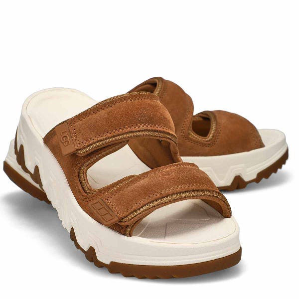 Women's  CapTrail Strap Slide Sandal - Chestnut