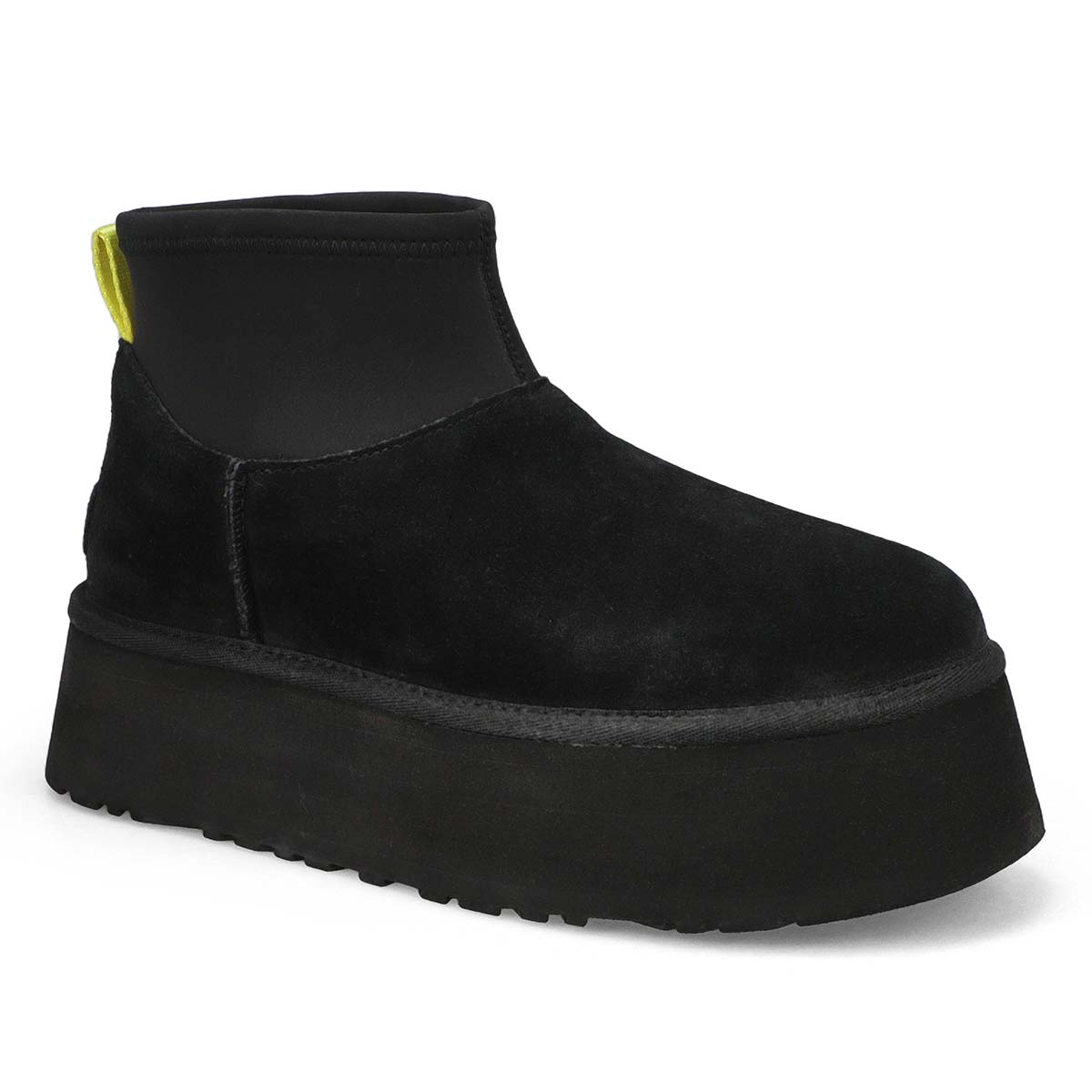Botte à plateforme CLASSIC MINI DIPPER, noir, femmes