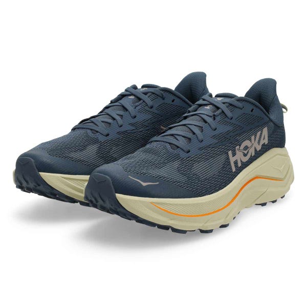 Men's Challenger 8 Lace Up Wide Performance Sneaker - Faded Navy/Pampass Grass