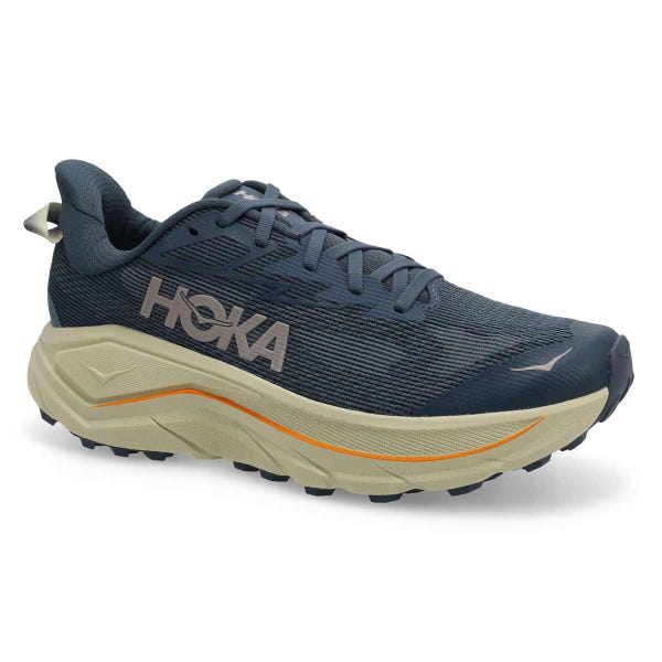 Men's Challenger 8 Lace Up Wide Performance Sneaker - Faded Navy/Pampass Grass