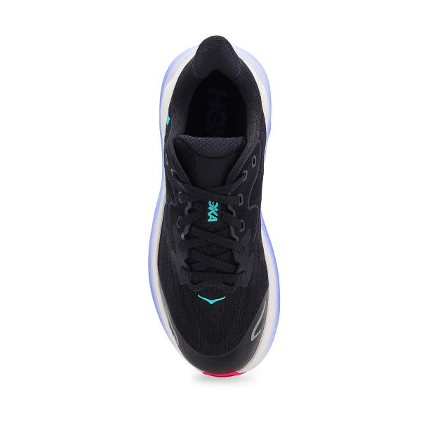 Espadrille de performance à lacets Clifton 10 pour enfants - Noir/noir carbone