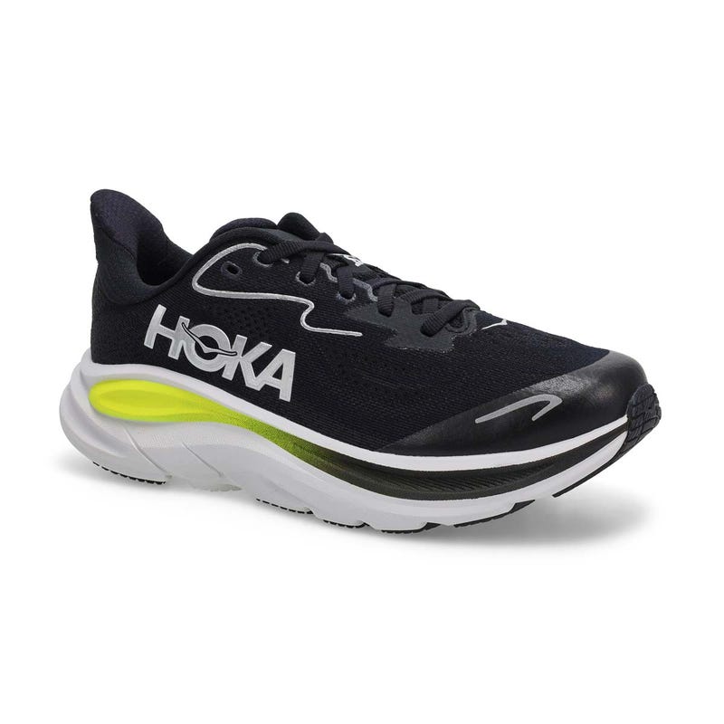 Kids'  Clifton 10 Lace Up Performance Sneaker - Black/Cosmic Grey