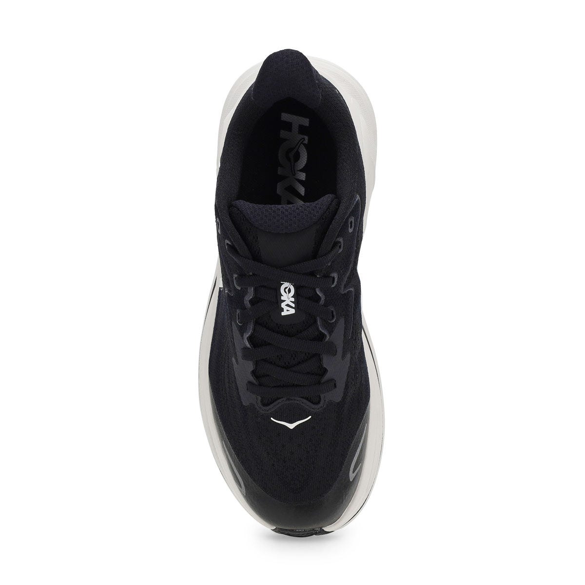 Kids'  Clifton 10 Lace Up Performance Sneaker - Black/ White