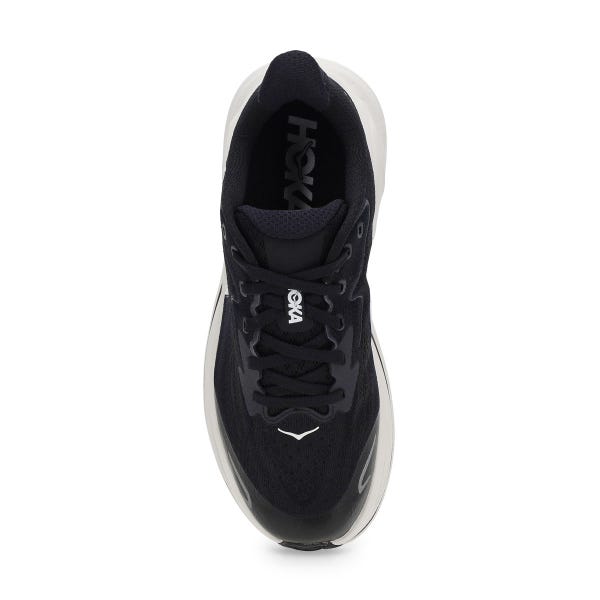 Kids'  Clifton 10 Lace Up Performance Sneaker - Black/ White
