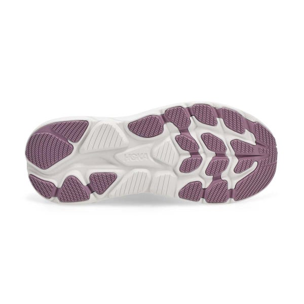 Girls'  Clifton 10 Lace Up Performance Sneaker - Lilac Cream/ Tangerine Glow