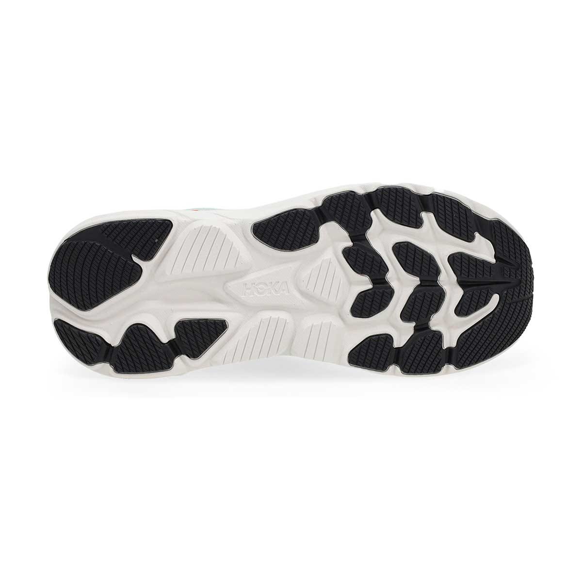 Kids'  Clifton 10 Lace Up Performance Sneaker - Sage / Neon Flame