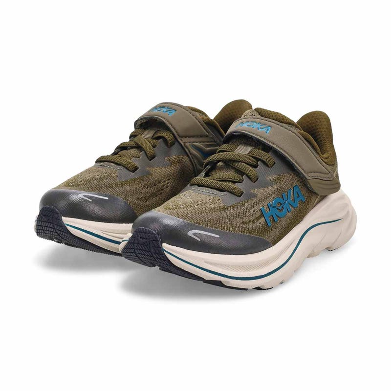 Espadrille de performance Clifton 10 pour enfants - Olive antique/gris pierre de rivière