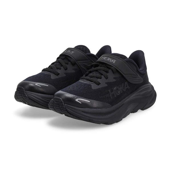 Kids'  Clifton 10 Performance Sneaker - Black/Black