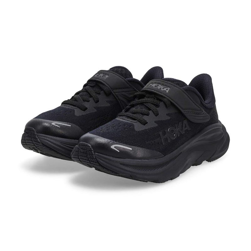 Kids'  Clifton 10 Performance Sneaker - Black/Black