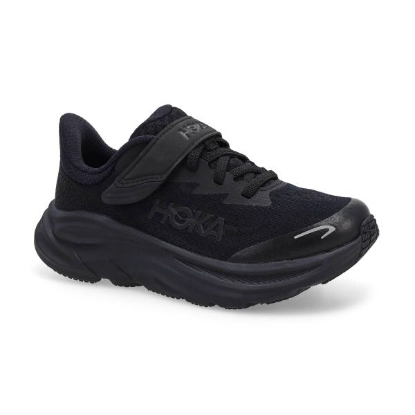 Kids'  Clifton 10 Performance Sneaker - Black/Black