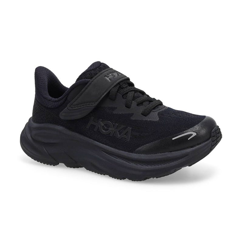 Kids'  Clifton 10 Performance Sneaker - Black/Black