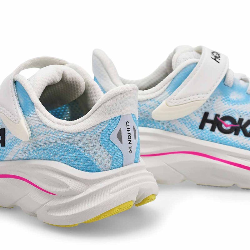 Baskets de performance CLIFTON 10, givre/bleu azur, filles