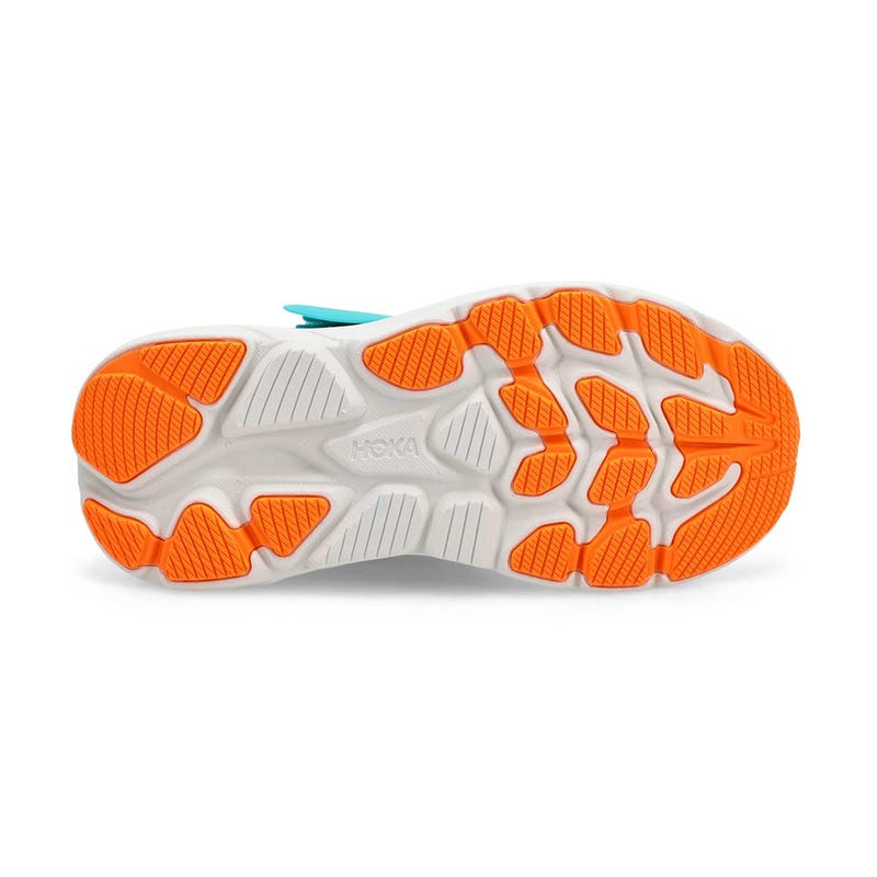 Kids'  Clifton 10 Performance Sneaker - Night Glow Blue/Electric Aqua
