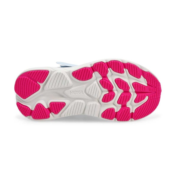 Kids'  Clifton 10 Performance Sneaker - Overcast/Neon Draginfruit