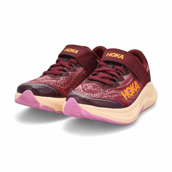 Girls'  Rincon 4 Performance Sneaker - Black Cherry/Classic Mauve