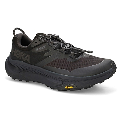 Mns Transport GTX Waterproof Wide Performance Sneaker - Black/Black