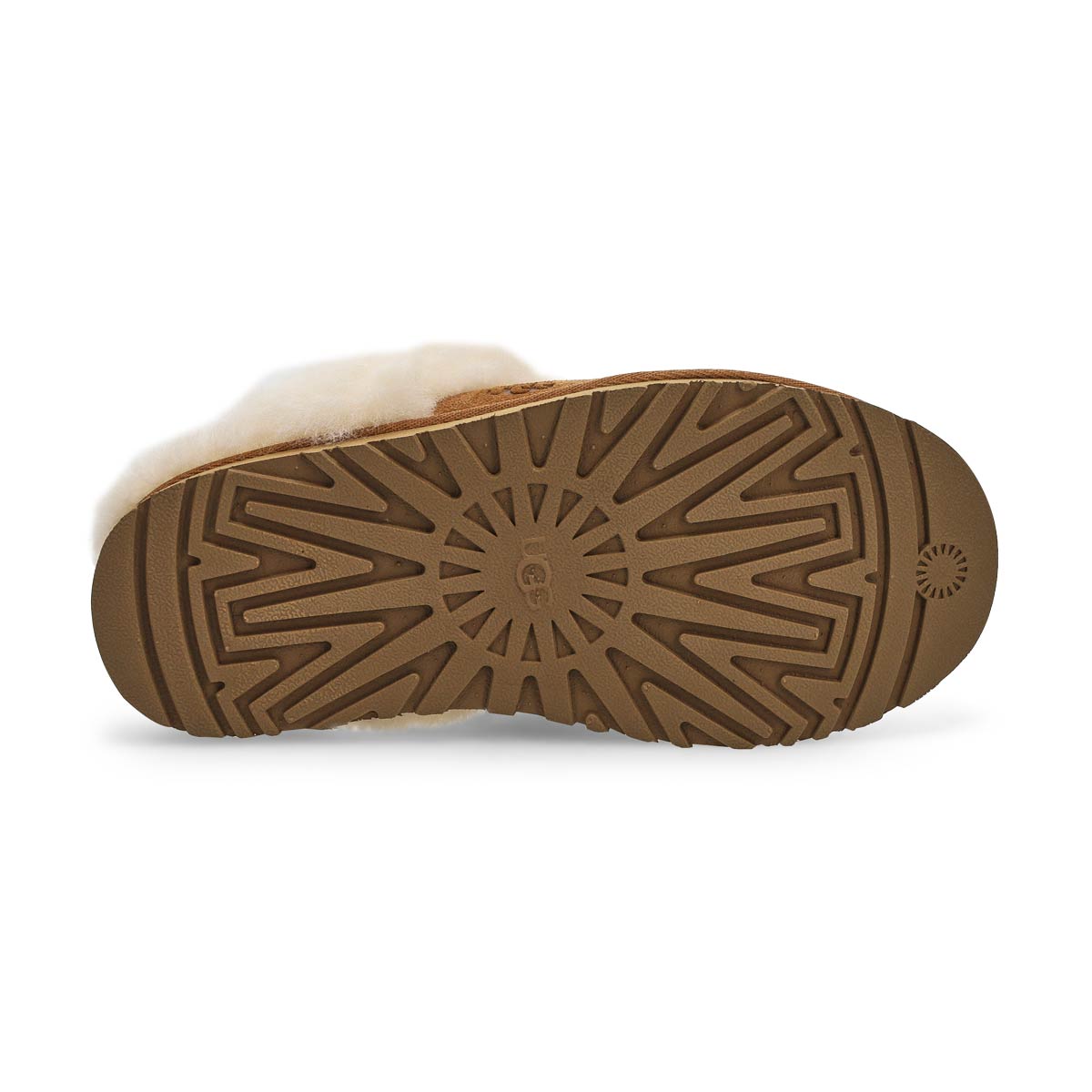 Kids'  Disquette Sheepskin Slipper - Chestnut