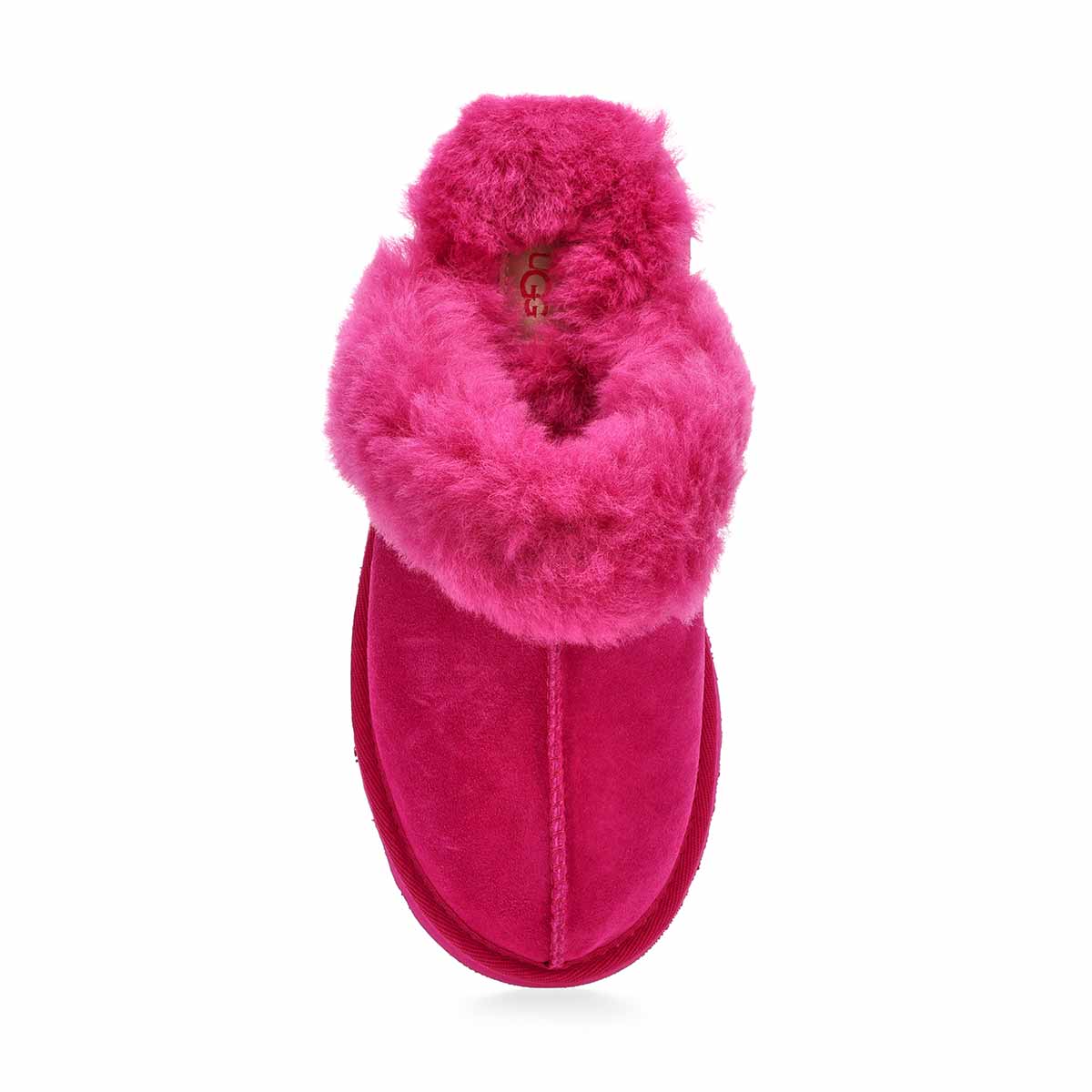 Girls'  Disquette Sheepskin Slipper - Dark Peony