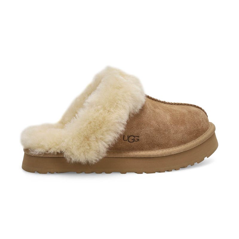 Kids'  Disquette Sheepskin Slipper - Sand