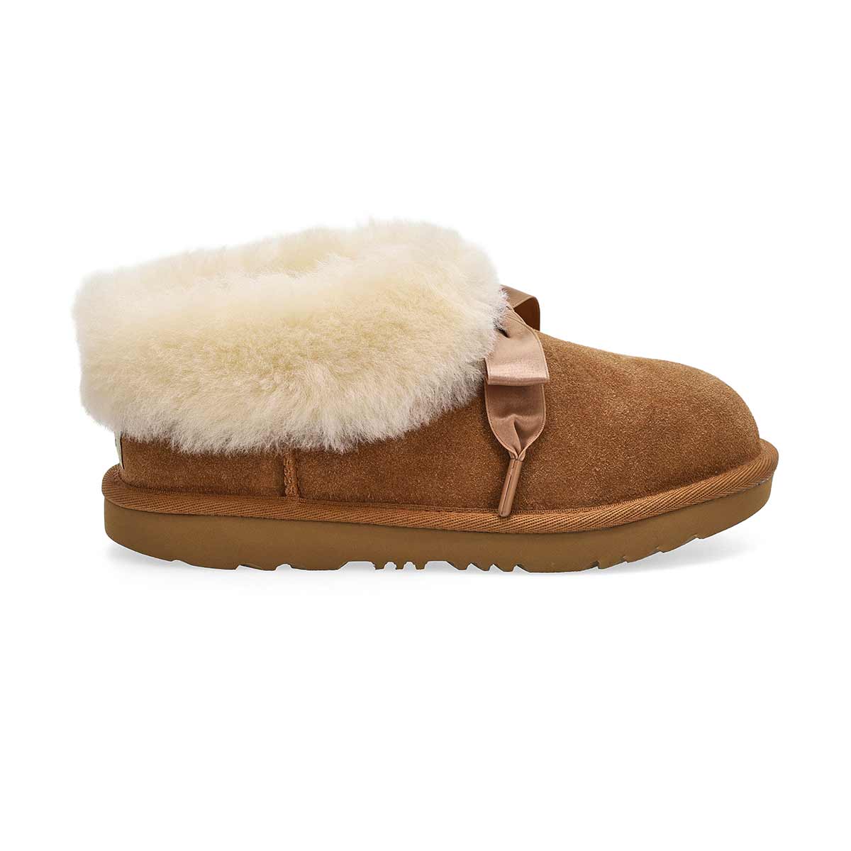 Girls'  Bailey Sheepskin Slipper - Chestnut