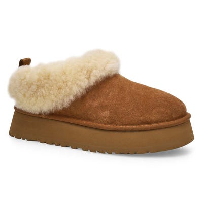Lds Tazzelle Platform Slipper - Chestnut