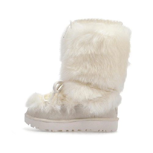 UGG Women's Classic Tall Chalet Boot - White | SoftMoc.com