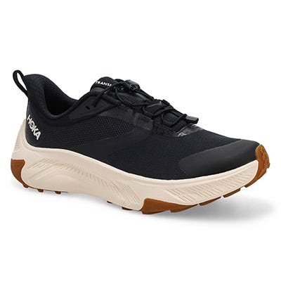 Lds Transport 2 Lace Up Performance Sneaker - Black/Alabaster