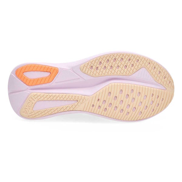 Women's Mach 7 Lace Up Performance Sneaker - Lilac Cream/Tangerine Glow