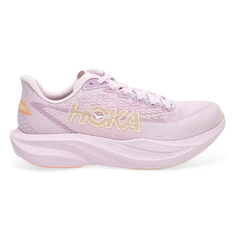 Women's Mach 7 Lace Up Performance Sneaker - Lilac Cream/Tangerine Glow