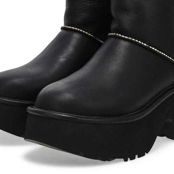 Women's  Esmee Leather Platform Boot - Black