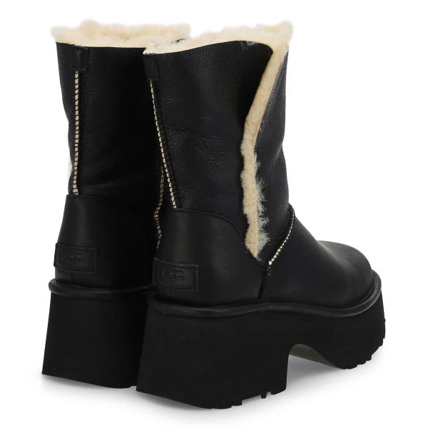 Women's  Esmee Leather Platform Boot - Black