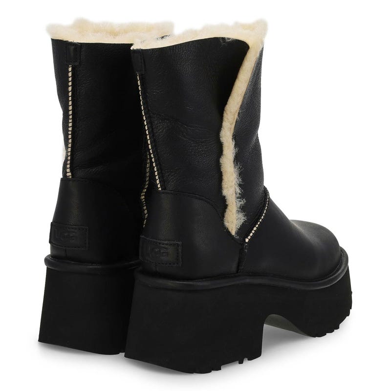 Women's  Esmee Leather Platform Boot - Black