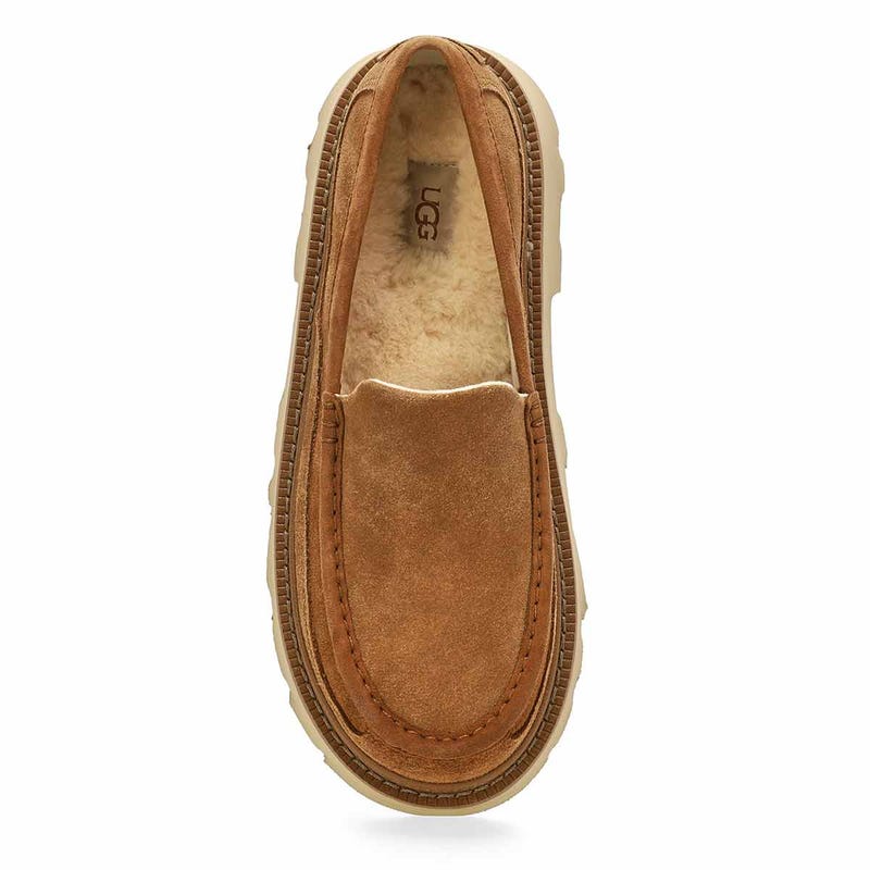 Pantoufle ASCOT LUG, châtaigne, hommes