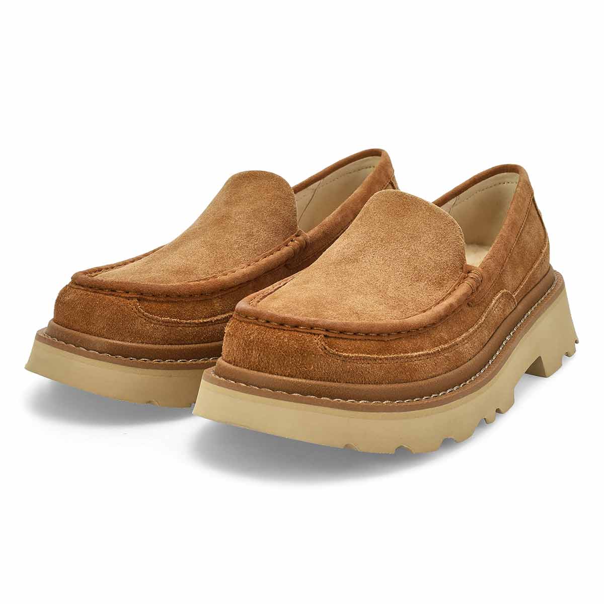 Men' s Ascot Lug Slipper - Chestnut