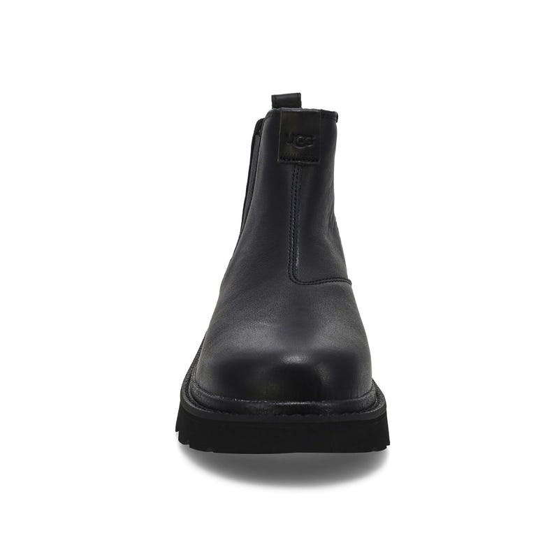 Men's Chelsea Lug Leather Boot - Black