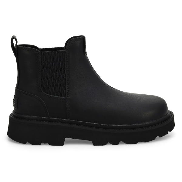 Men's Chelsea Lug Leather Boot - Black