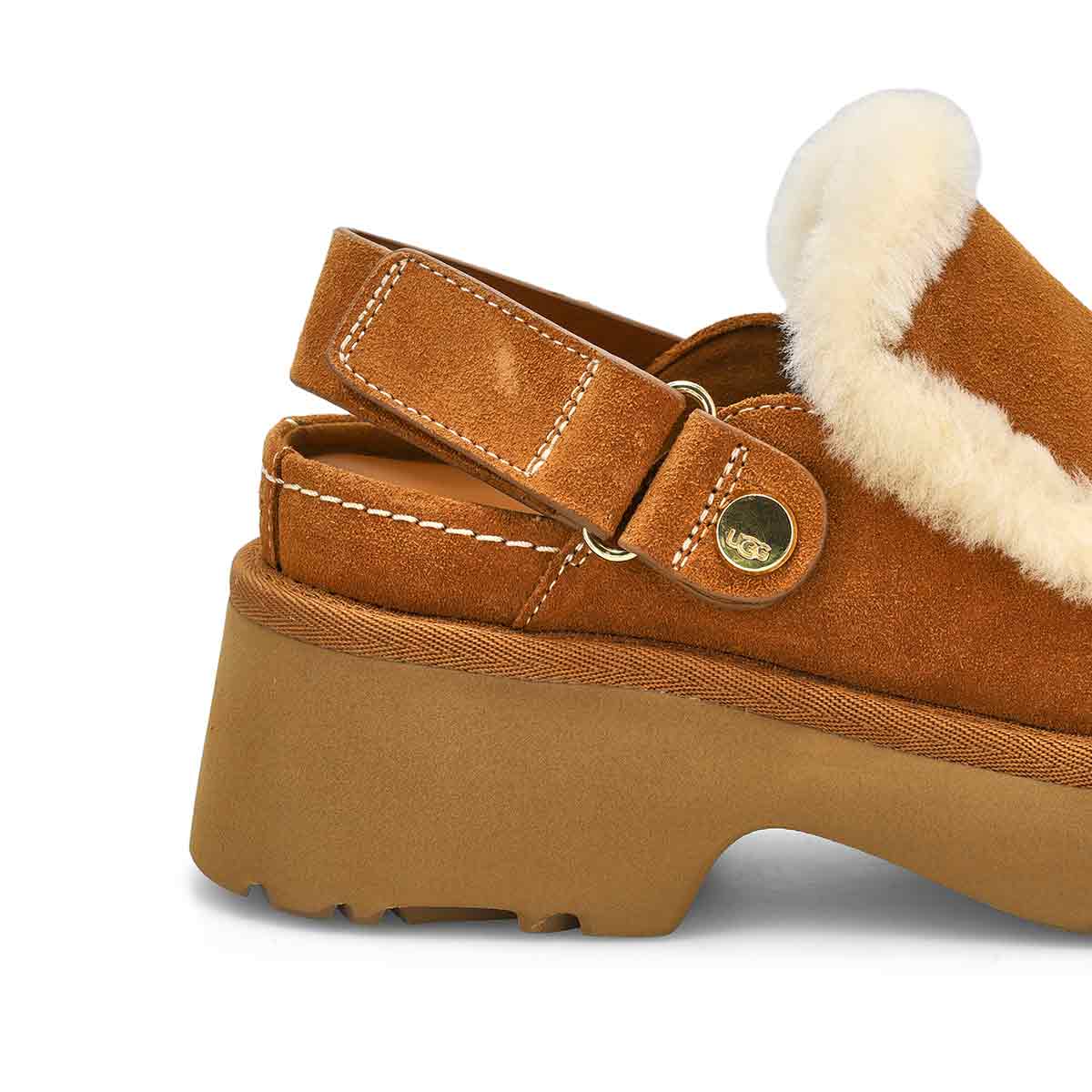 Women's  Esmee Platform Clog - Chestnut