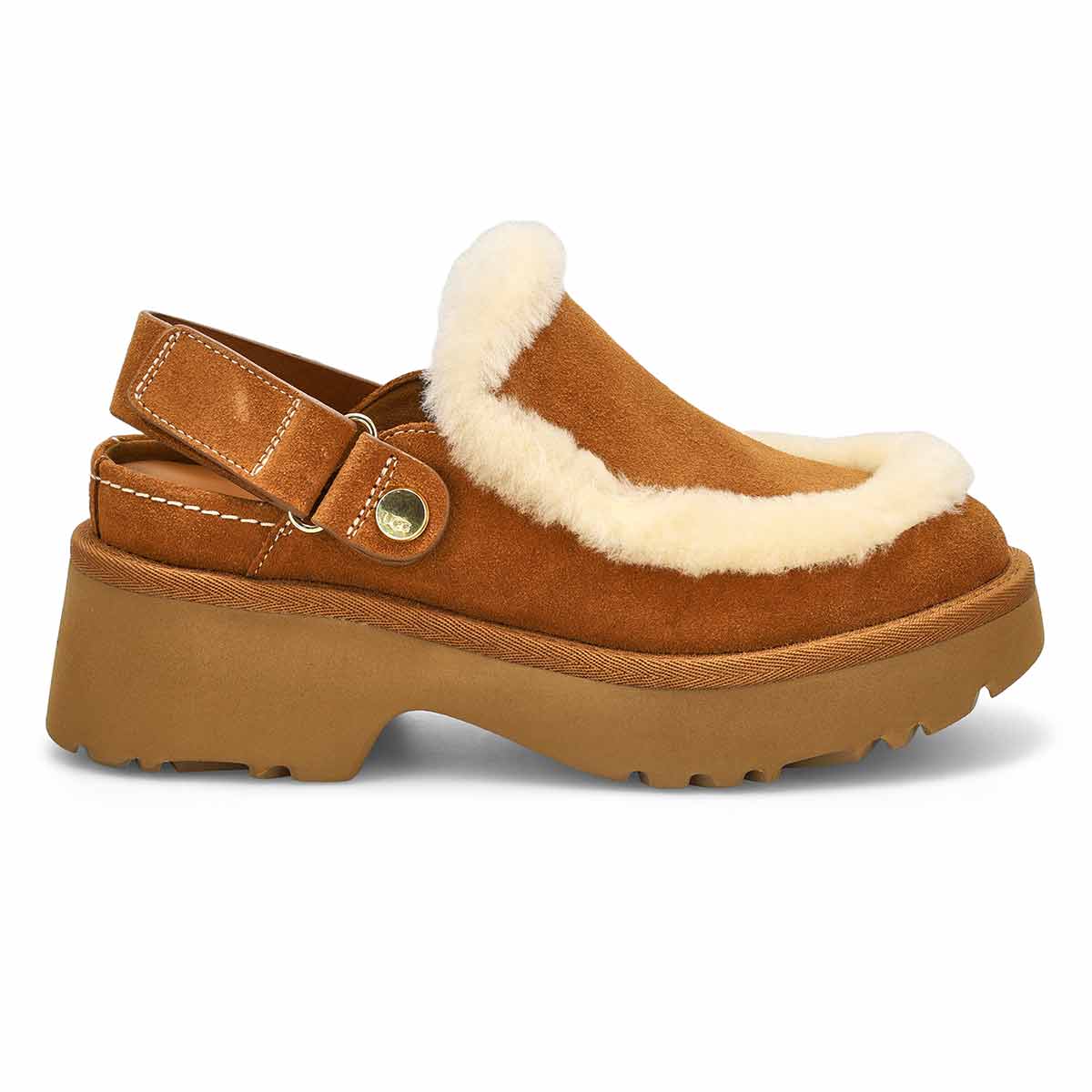 Women's  Esmee Platform Clog - Chestnut