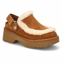 Women's  Esmee Platform Clog - Chestnut