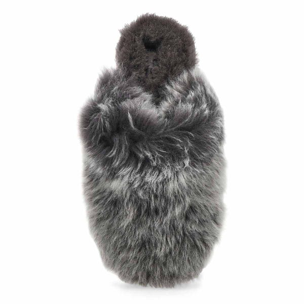 Women's  Scuffette Chalet Sheepskin Slipper - Charcoal