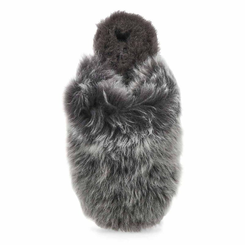 Women's  Scuffette Chalet Sheepskin Slipper - Charcoal