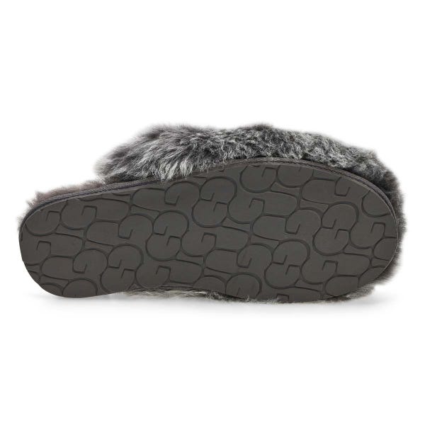 Women's  Scuffette Chalet Sheepskin Slipper - Charcoal