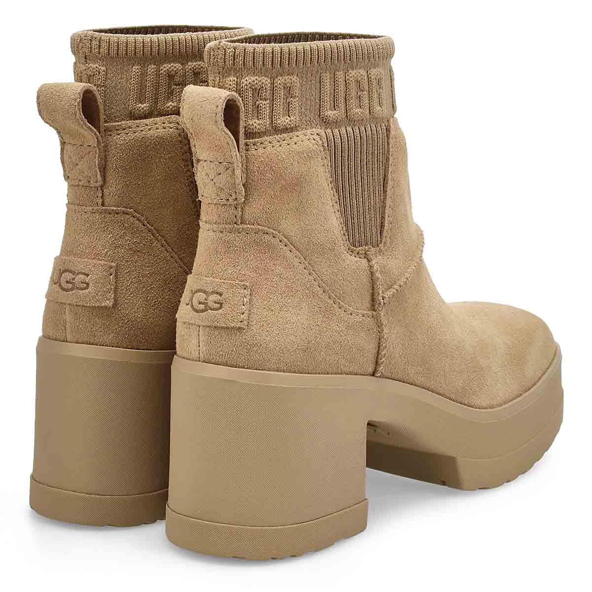 Women's  Moxy Platform Chelsea Boot - Sand