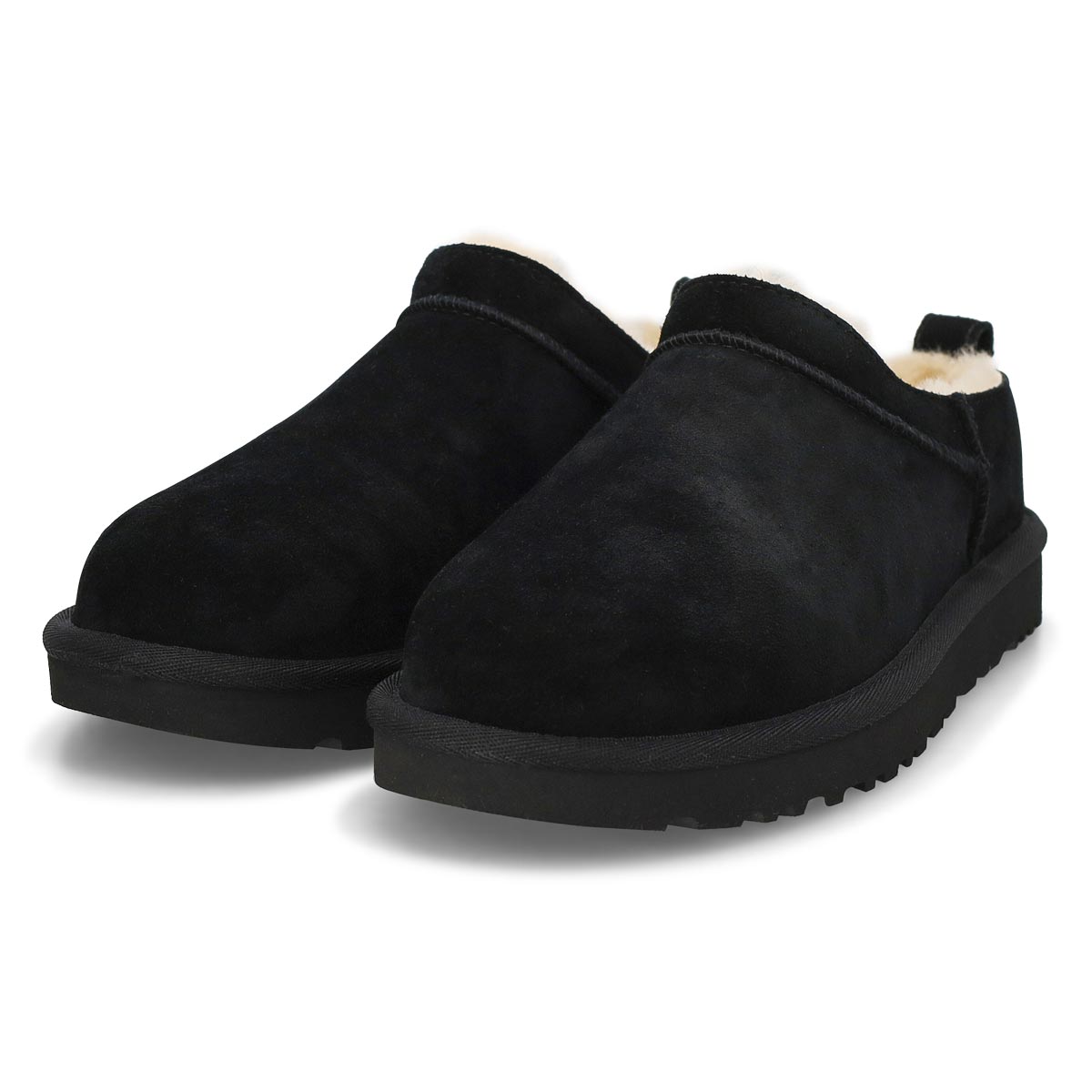 Botte en peau de mouton CLASSIC MICRO, noir, femmes
