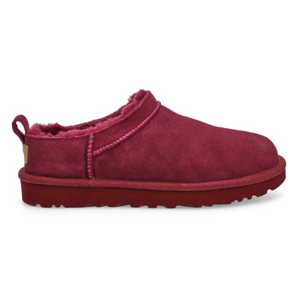 Women's Classic Micro Sheepskin Boot - Burnt Magenta